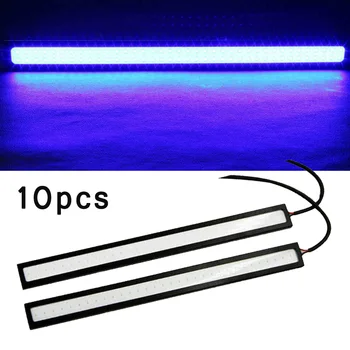 

DRL Daytime Running Lights Fog Car Lamp Blue Day Dustproof 10pcs Shockproof