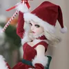 Shin 1/4 BJD Clothes LDS Cai Girl Clothes Big Chest  BJD Dress Doll Accessories for Female Body MSD Size Doll Xmas Outfit ► Photo 3/6