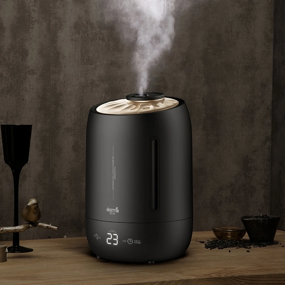 Xiaomi DEERMA Household Air Humidifier Air Purifying Mist Maker Timing With Intelligent Touch Screen Adjustable Fog Quantity 5L