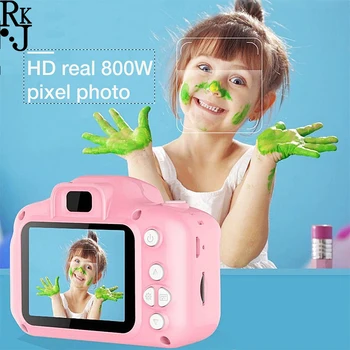 

2.0 Inch HD Screen Rechargeable Kids Mini Digital Camera 1080P Video Recorder Camcorder Language Switching Timed Shooting