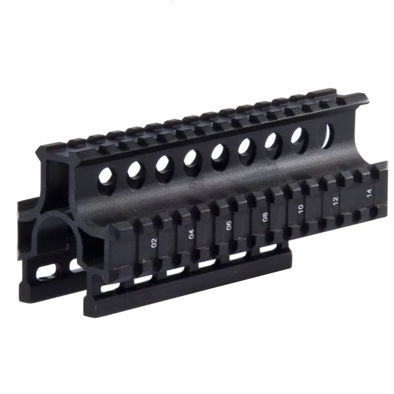 AK 47/74 Тактический Quad Rails Handguard Rail с 6 чехлами для охоты и стрельбы Тактический RIS Quad Rail AMD-65 Quad Rail system