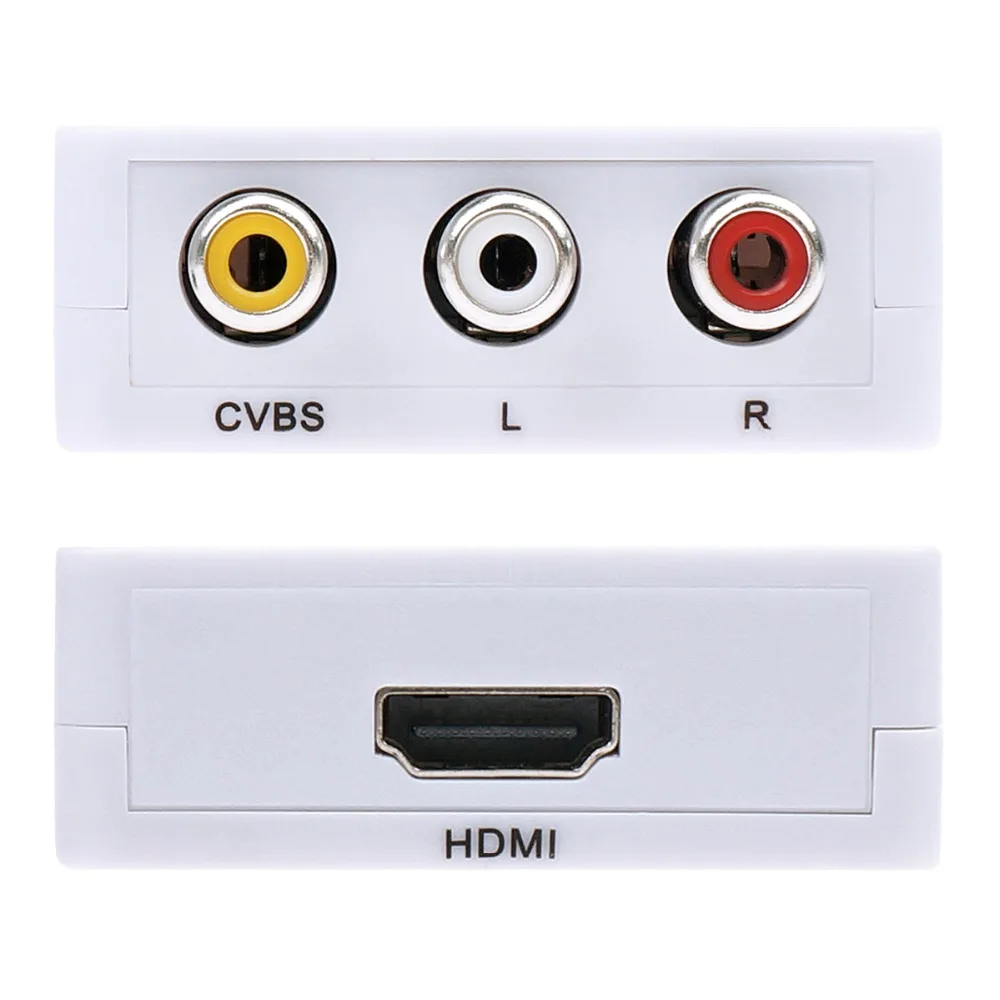 HDMI к RCA AV CVBS компонентный конвертер Scaler 1080P адаптер кабель коробка для Monito L/R видео HDMI2AV HD Поддержка NTSC PAL