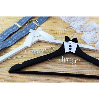 

Hangers customized weddings, grooms , brides, MB Hanger personalized bride, groom, wedding, hanger with name wire up handmade