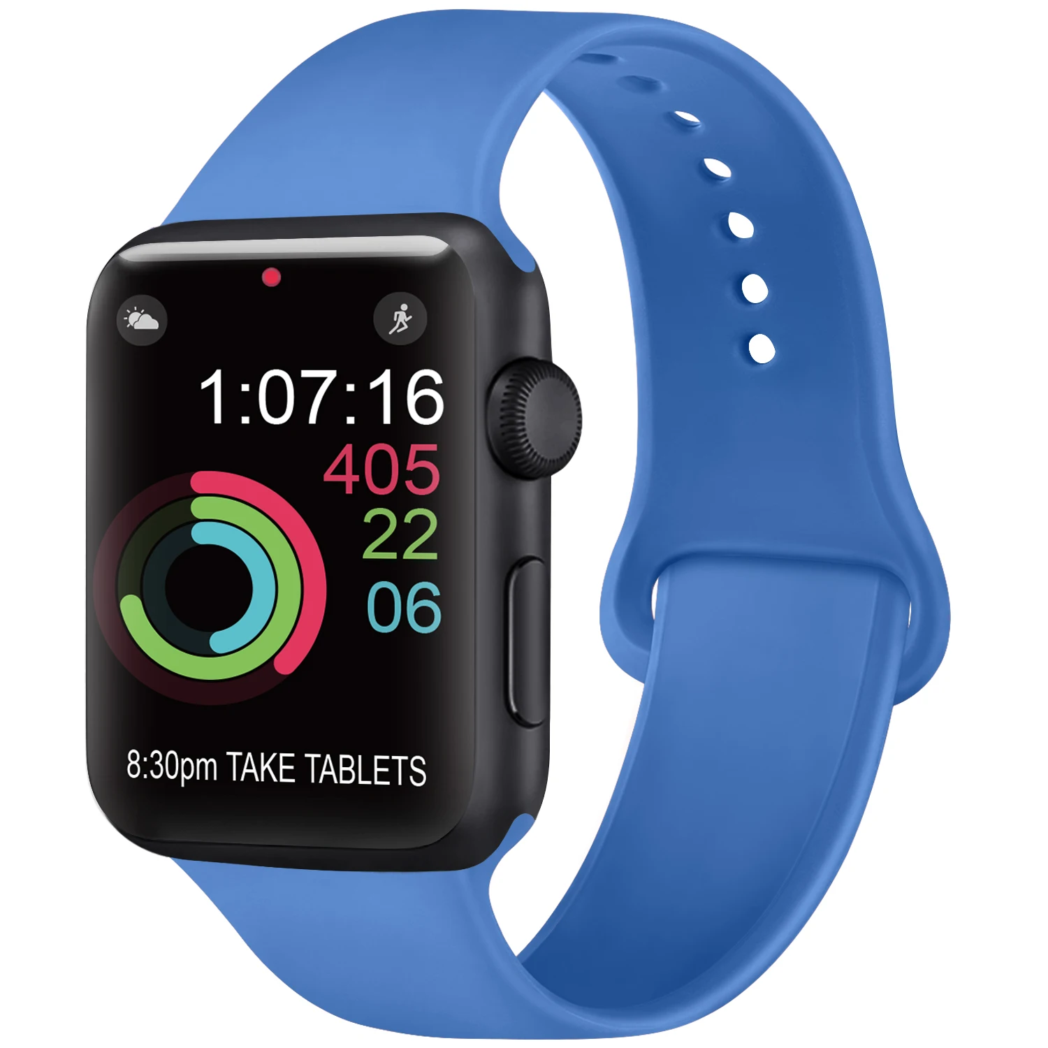 Silicone Sport Strap for Smartwatches - Versatile and Comfortable Watchband Replacement