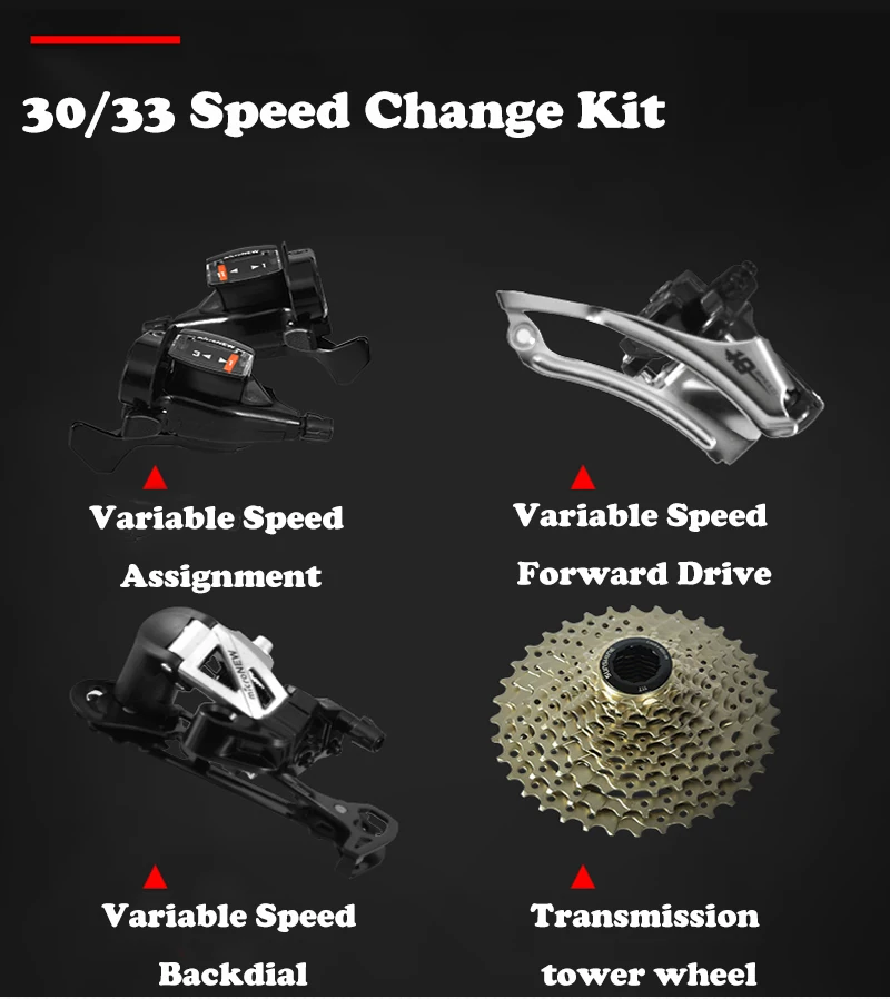 Top 24 Inch Mountain Bicycle 21/24/27/30 Speed Adult Variable Speed Bicycle Student Flagship Off-Road Double Disc Brake Bicycle Bike 3 Top 24 Inch Mountain Bicycle 21/24/27/30 Speed Adult Variable Speed Bicycle Student Flagship Off-Road Double Disc Brake Bicycle Bike 3