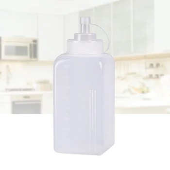 

1 pc Squeeze Bottle Plastic Refillable 800ml Kitchen Gadget Sauce Dispenser Squirt Bottle for Salad Dressing Mustard