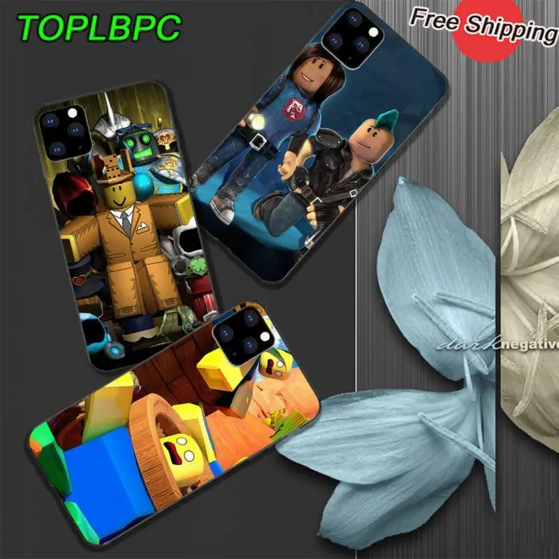 Toplbcs Roblox Mobile Phone Case Cover For Iphone 5s Se 2020 6 6s 7 8 Plus X Xs Max Xr 11 Pro Max Funda Wallet Cases Aliexpress - how to use a roblox gift card on iphone 7