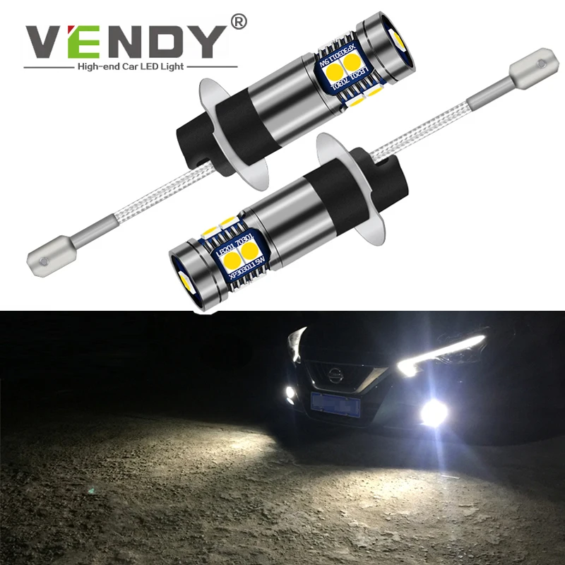 Лампа противотумансветодиодный светодиодная Canbus для Toyota Corolla VW Golf Jetta Passat Mazda 6 Lancer