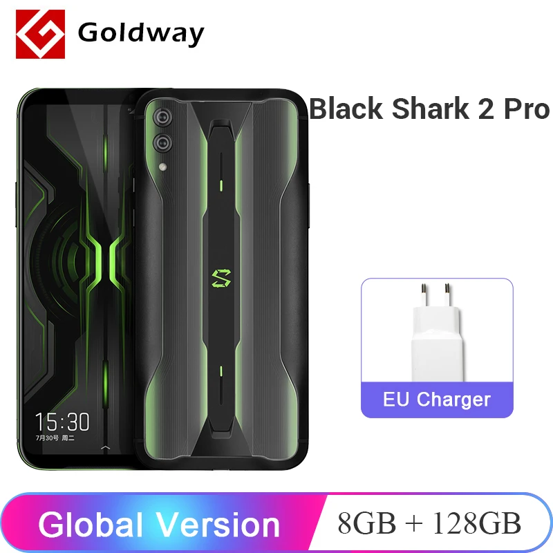 Игровой Смартфон Xiaomi Black Shark 2 Pro 8 Гб 128 ГБ, полная версия 6,39 дюйма, Восьмиядерный мобильный телефон Snapdragon 855 Plus