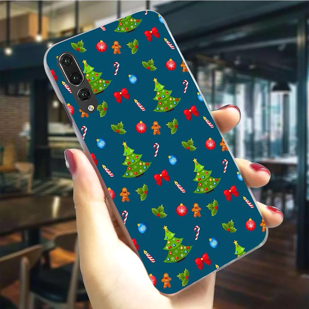 Чехол для телефона Huawei P30 С Рождеством и новым годом чехол P9 10 20 30 Lite Pro Mate P Smart Z 7A 9X |