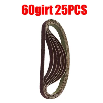 

25pcs 330 X 10mm 60/80/100/120grit Sander Sanding Belts Grinder Woodwork Alumina For 10mm Sanders