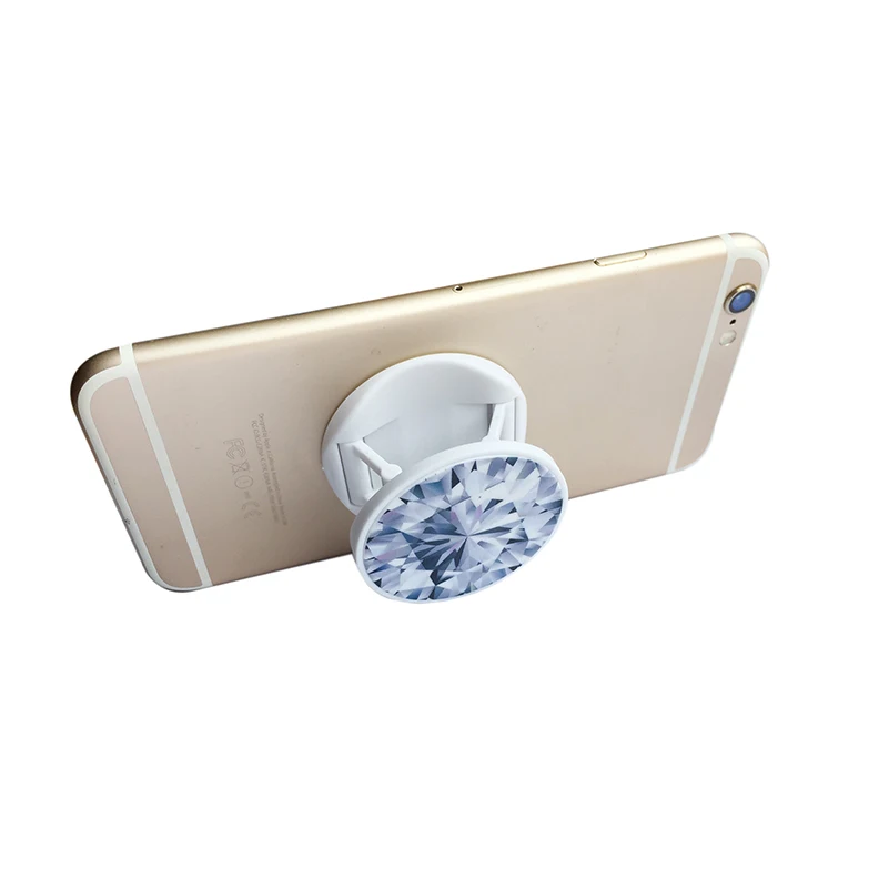 Роскошный блестящий держатель для телефона телескопический палец Iphone 7 6