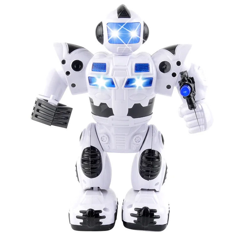 

Electric Light Robot Kingsman Multi-functional Early Education Machine Toy Boy Model Toy