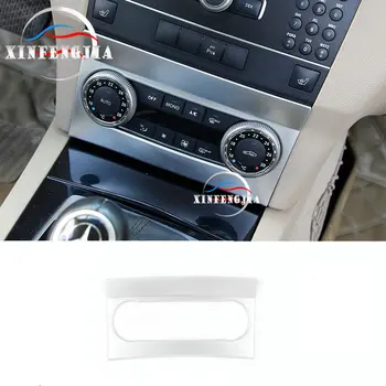 

For Mercedes-Benz GLK Class X204 10-12 Chrome Silvery Car Interior Front Center Air Conditioner AC Adjust Panel Trim Cover