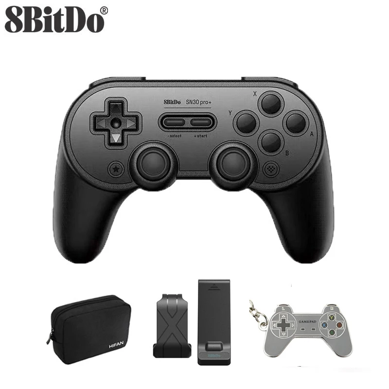 Беспроводной контроллер для геймпада 8Bitdo SN30 Pro + Bluetooth 8bitdo plus Windows Android macOS Nintendo