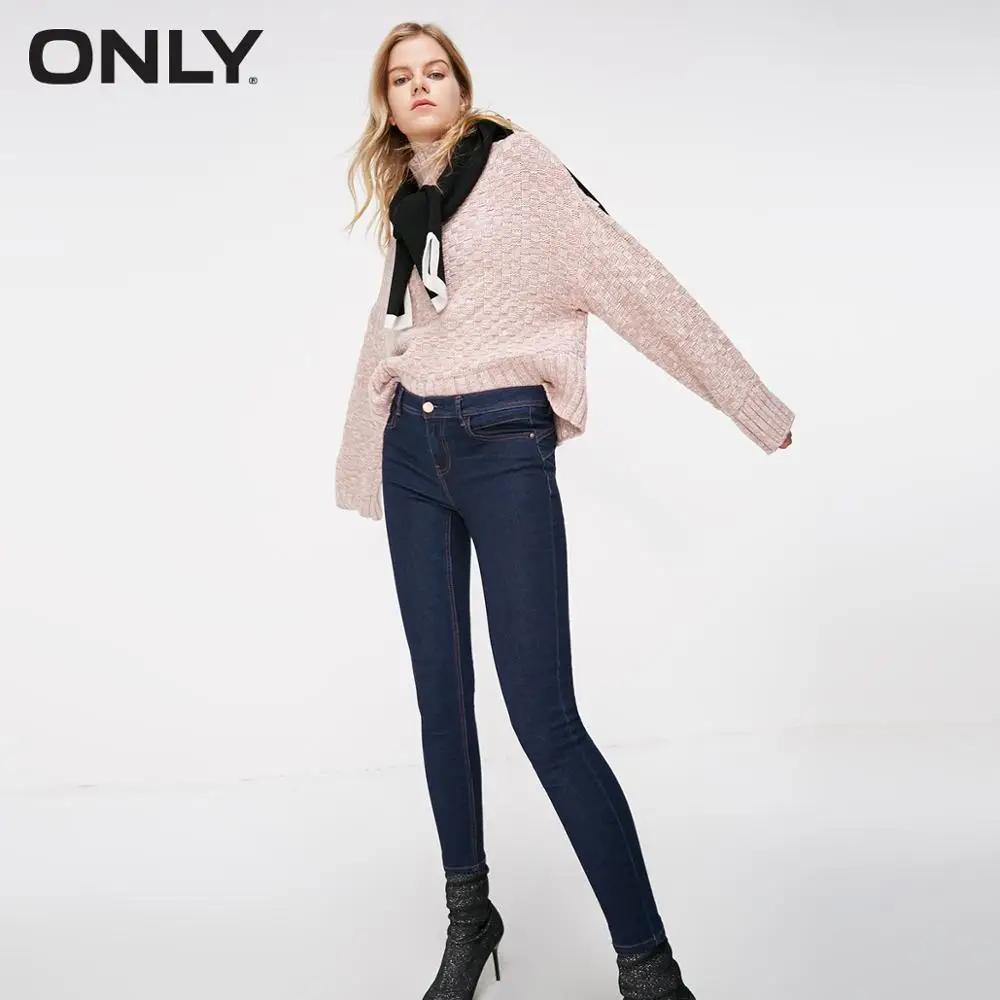 ONLY Women's Low-rise Skinny Stretch Tight-leg Jeans | 119132537 photo