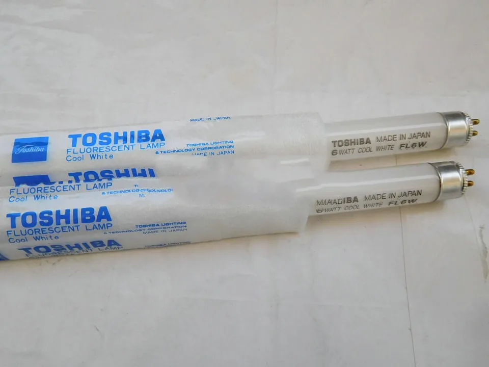 

For 2PSC TOSHIBA 6 WATT COOL WHITE FL6W fluorescent lamp tube,6W 4200K 6WATT linear bulb