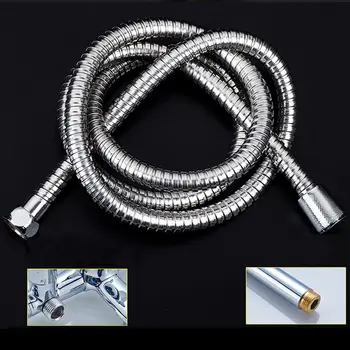 

1Pc 1.5m Stainless Steel Silver Chrome Soft Spray Tube Shower Head Hose Water Pipe Plumbing Hoses Bathroom Accessories