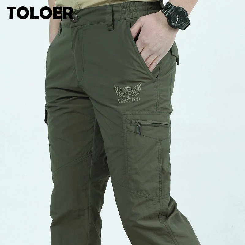men's outdoor quick dry cargo pant