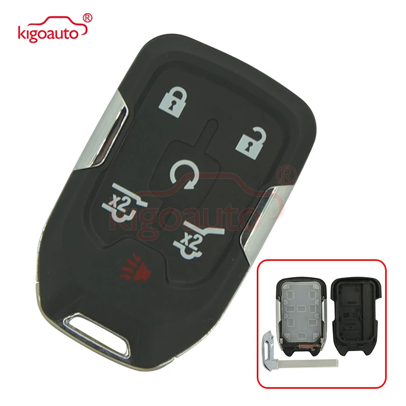 HYQ1AA Remote smart key fob case 5 button for Chevrolet Suburban Tahoe GMC Yukon XL 2015 kigoauto