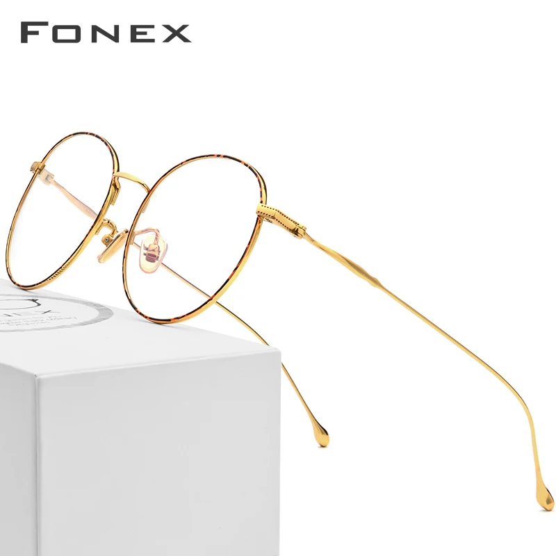 

Pure B Titanium Glasses Frame Women 2018 Ultralight Prescription Eyeglasses Men Round Spectacles Myopia Optical Frames Eyewear