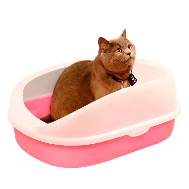 

Pet Dog Toilet Cat Litter Box Cat Dog Tray Teddy Anti-Splash Toilette with cat litter shovel Puppy Cat Indoor Home Sandbox