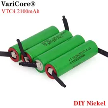 VariCore nowy 3.6V 18650 VC18650VTC4 2100mAh VTC4 20A 30A rozładowanie akumulator spawanie nikiel arkusz