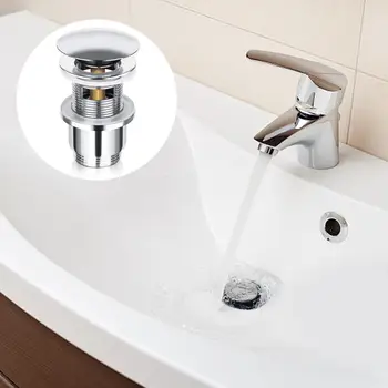 

Basin Sink Pop Up Drain Stopper Stainless Steel Corrosion Rust Preventing Practical Drain Stopper For Kitchen Bathroom Bathtub