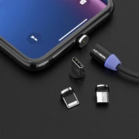KEYSION LED magnetyczny kabel USB szybkie ładowanie typ C kabel magnetyczna ładowarka ładowanie danych kabel Micro USB kabel do telefonu komórkowego kabel USB 5