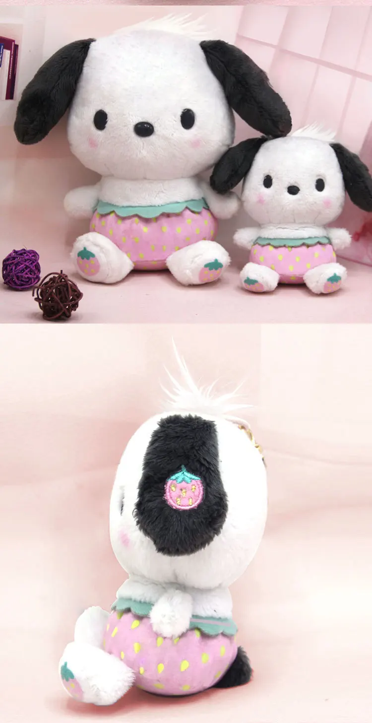 Японская веб-звезда ins sanrio Клубника HelloKitty Cinnamoroll плюшевые игрушки Мелодия плюшевый кулон пудинг PC Собака висячая пряжка
