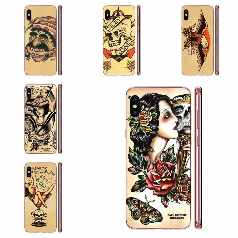 Для Galaxy Note 10 A10E A10S A20S A30S A40S A50S A6S A70S A730 A8S M10S M30S Lite Plus Мягкая силиконовая татуировка в