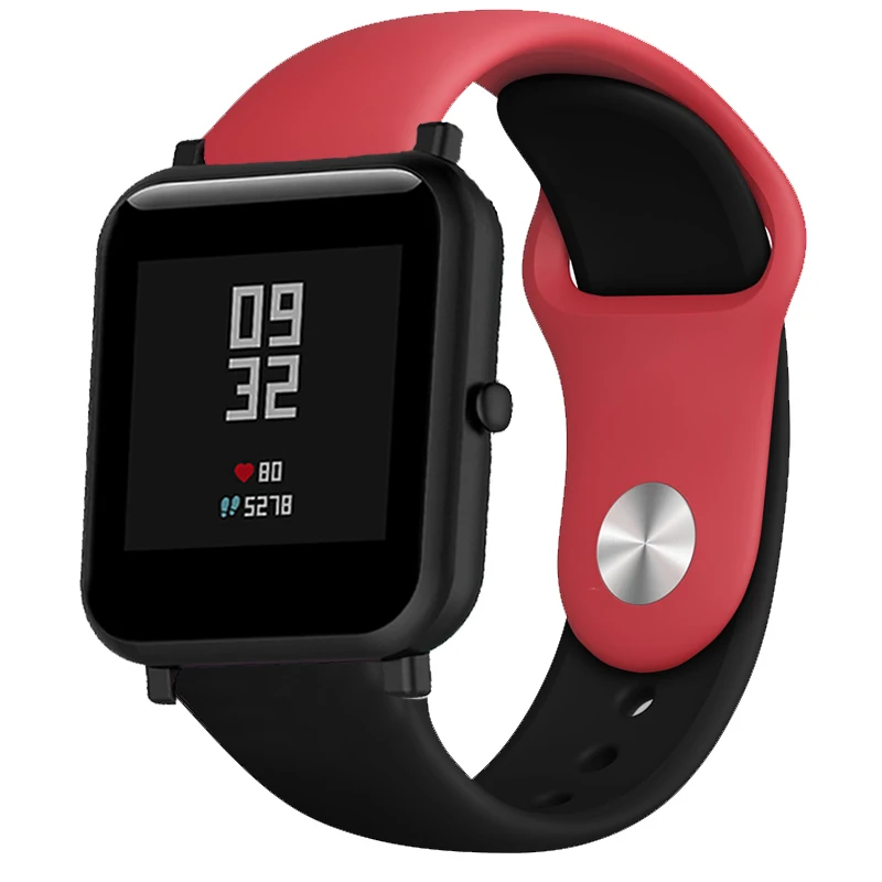 Сменный силиконовый ремень для Amazfit Bip Молодежный Браслет Для Xiaomi Amazfit GTS спортивный ремешок 20 мм ремешок аксессуары