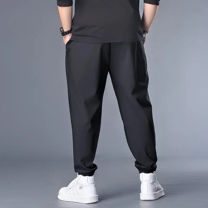 8XL Oversize Pants Men Casual Pants Sweatpants Baggy Clothing Sports Joggers Jogging Quick Dry Black Trousers For Men Men Pants