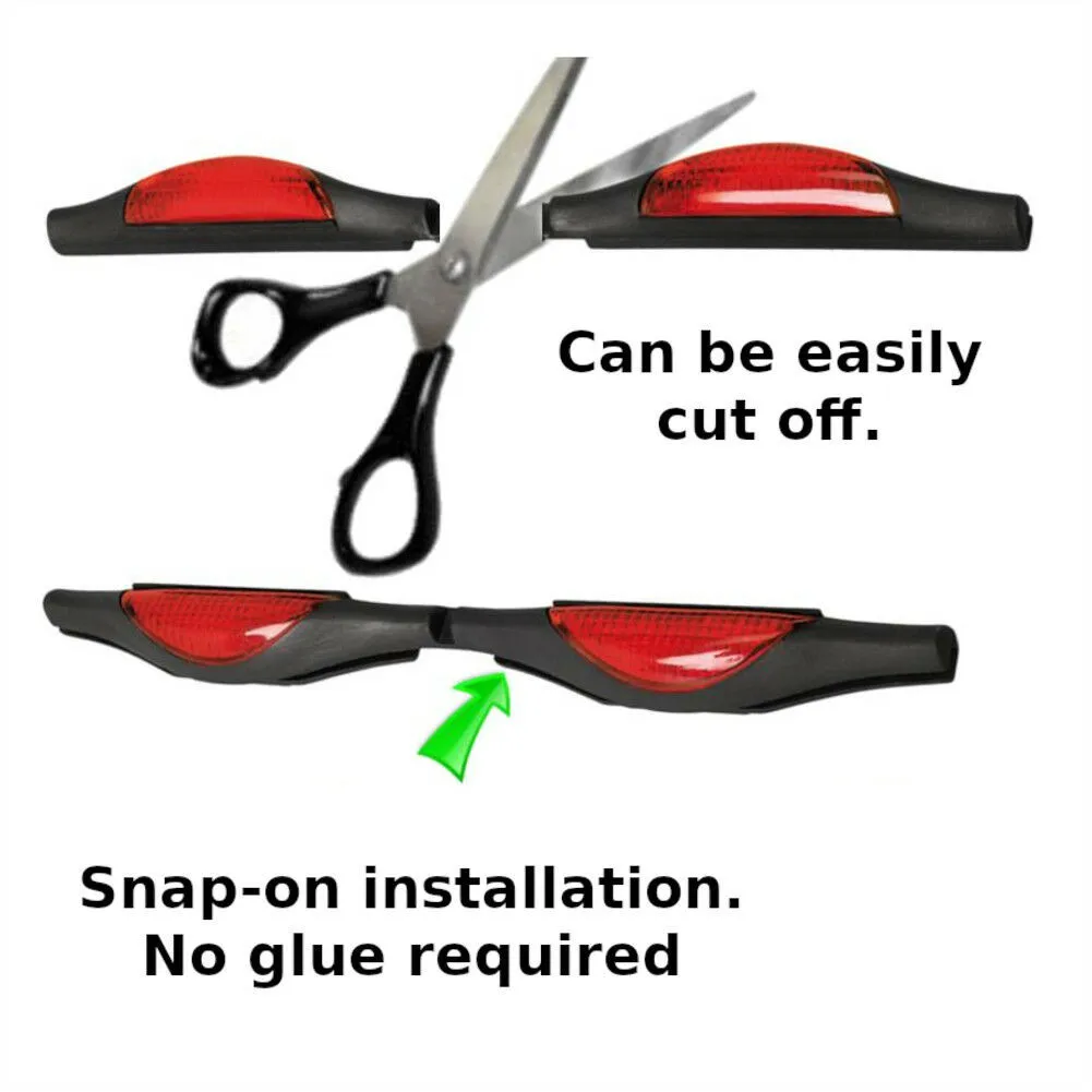

Caravan Door Edges Guards Protectors Reflectors Scratches Shield Strip ABS Van Anti-collision Waterproof Bus Suv