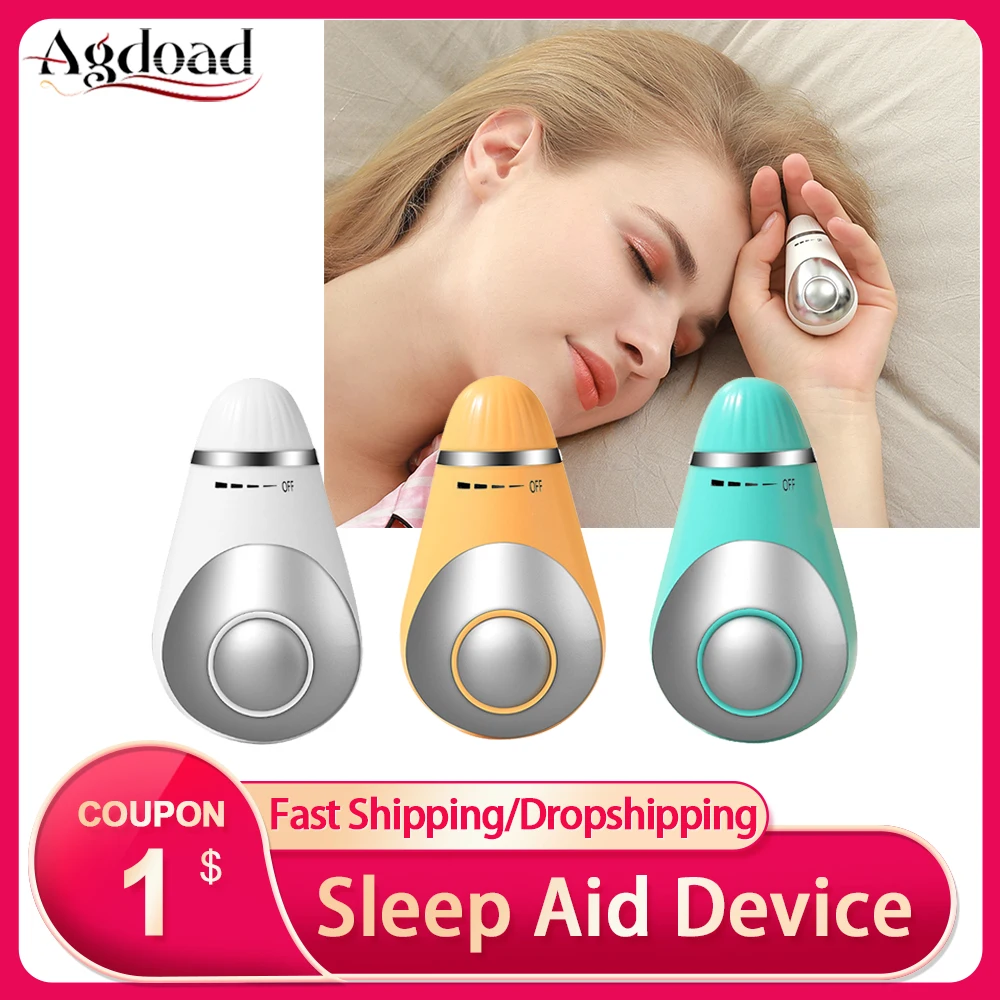 Microcurrent Sleep Aid Instrument USB Charging Intelligent Device Hypnosis High Pressure Relief Relaxation Dropshiping | Красота и