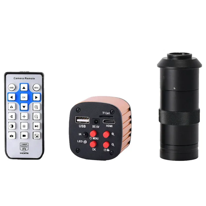 41MP HDMI USB промышленный электронный цифровой видео микроскоп камера 120X 180X 300X C крепление объектива Комплект для телефона DIY ремонт FKU66