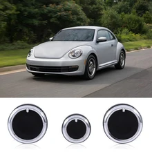 

3x Car Auto Air Condition A/C Switch Buttons Control Knobs Cover For Golf MK4 Switch Buttons Control Cover