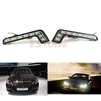 

1 Pair Waterproof Car Daytime Running Light 8 LED DRL Daylight Kit Super White DC12V 23GC