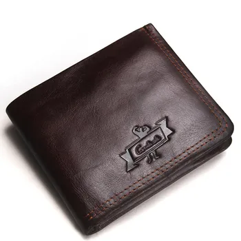 

Soft Leather Men's Wallet Multifunctional small card holder short wallets European and American Fashion Zipper Coin Purses