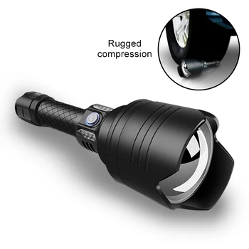 

P10 LED Flashlight 4Modes Window Breaker Multifunction Tactical Flashlight Waterproof Flashlight Window Breaker