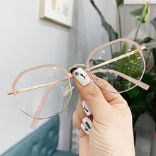 Gafas de ordenador de gran tamaño para mujer, lentes de oficina, antiluz azul, con bloqueo azul, montura de gafas para hombre, 1 Uds.