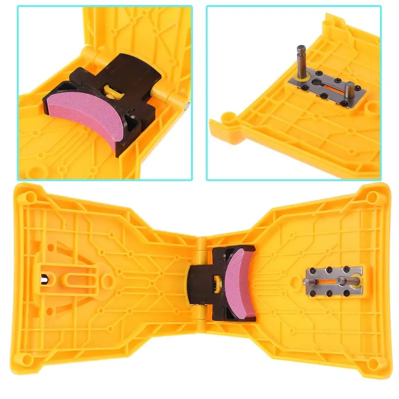 Chainsaw Teeth Sharpener Sharpens Portable Durable Easy File PowerSharp Bar-Mount Fast Grinding Chainsaw Chain Sharpener Tool