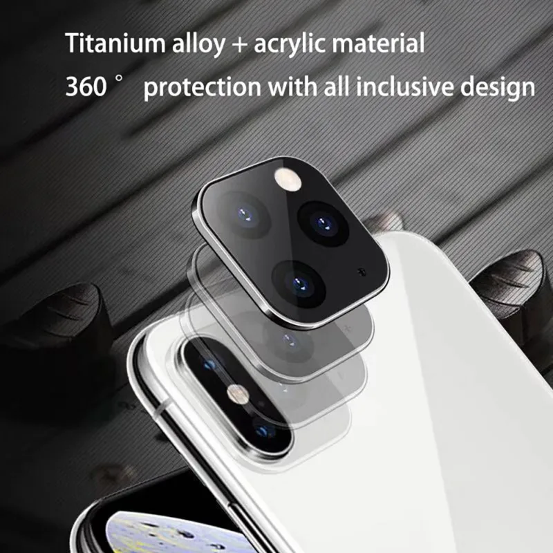 Для iphone XS/XS MAX для IPhone11Pro/ProMax сплав чехол для камеры устойчивый к царапинам и истиранию