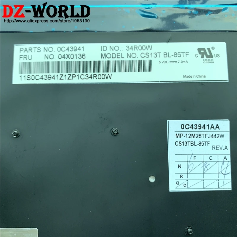 TUF Турецкий Клавиатура с подсветкой для lenovo Thinkpad T440 T440S T431S T440P T450 T450S T460 Клавиатура Teclado 04X0174 00HW872 04X0136