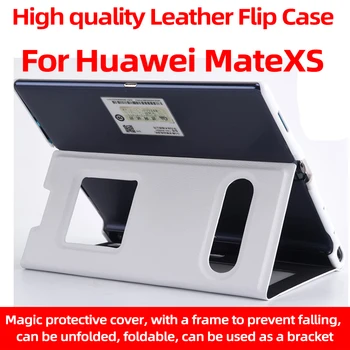 

Genuine Leather Case For Huawei Mate Xs X Matex Matexs Folding Screen Anti-drop Protective Cover Front And Rear Window Bracket