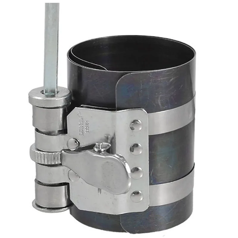 53-125 мм Емкость поршневое кольцо компрессор автомобильный ручной инструмент, серебро + черный синий