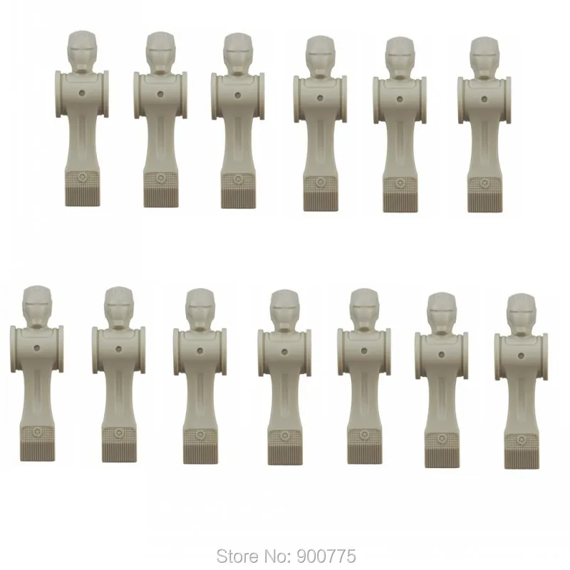 Foosball Winner Board Game Replacement Men Player Black/White/Red (optional) 51g/pcs-Balanced Player 13PCS/lot (include Pins)