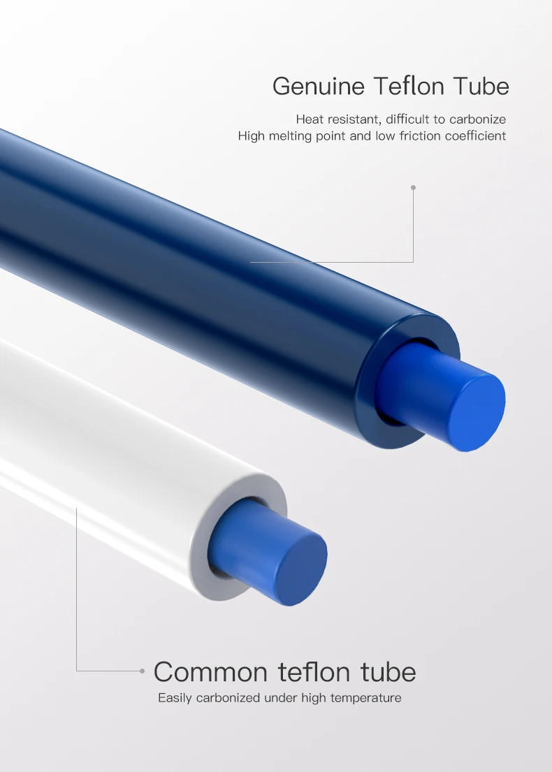 Capricorn Bowden PTFE Tubing XS Serie 1M Tube Quick Fitting 1Pcs Pneumatic Fitting Push 1.75mm Filament 3D Printer Part epson head