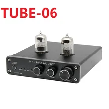 Новинка FX-Audio TUBE-06 домашняя аудио трубка 6N3 предусилитель вход PC-USB AUX регулировка басов и высоких частот DC12V/1A источник питания