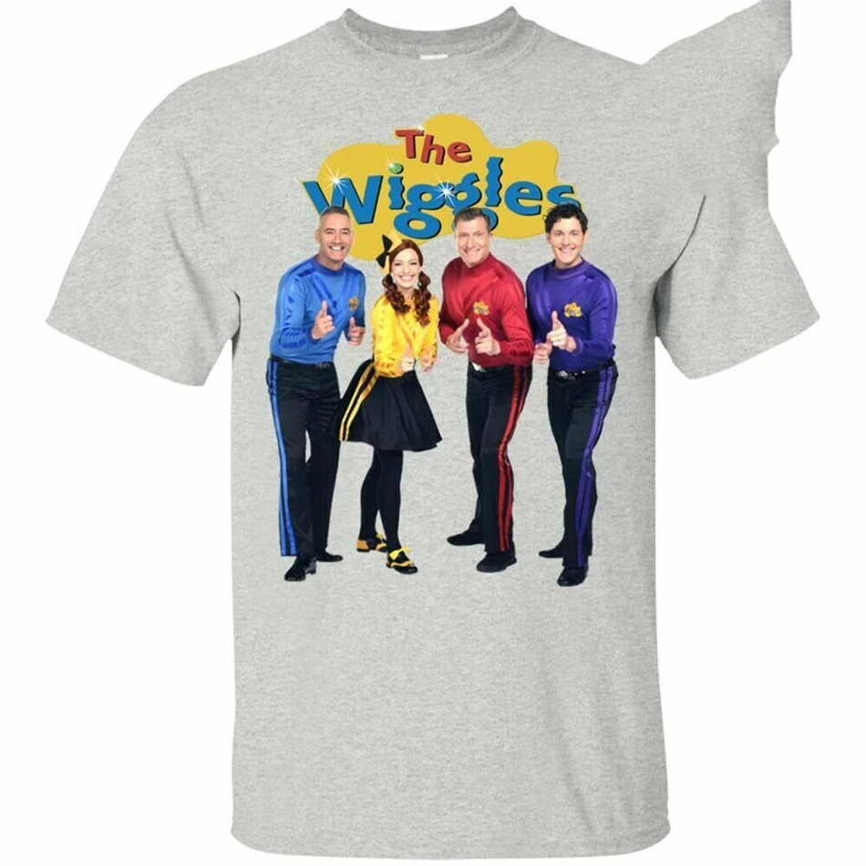 The Wiggles Band Австралия забавная футболка 2019 винтажная Мужская черная подарки